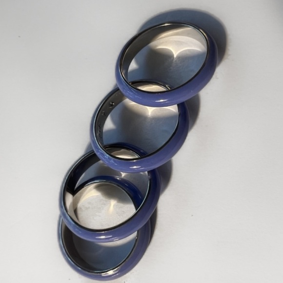 Kate Spade Candy Drops Ring Blue 4 pc. Set - Picture 3 of 6